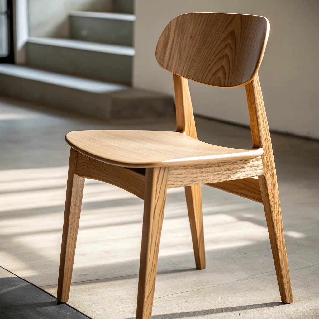 Scandinavian-design wooden chair